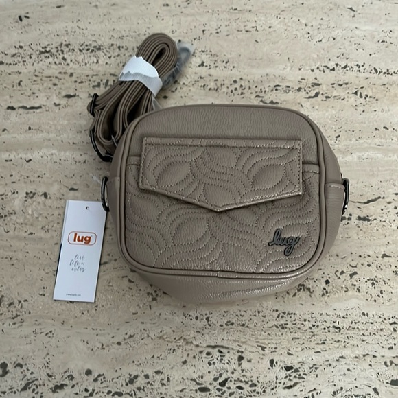 lug Handbags - Lug vegan leather swing sand color